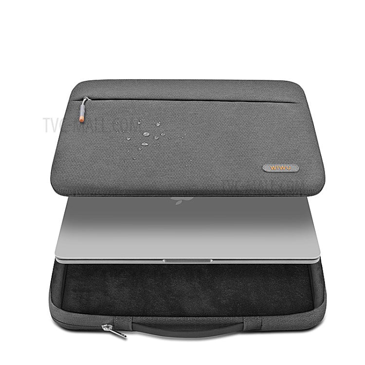 WIWU Notebook Cover Sleeve Computer Pouch Laptop Bag for 15.6-inch Laptop - Dark Grey