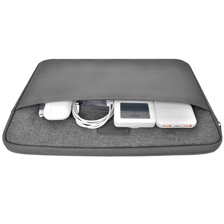 WIWU 14-inch Minimalist Laptop Bag Waterproof Notebook Protective Sleeve - Grey