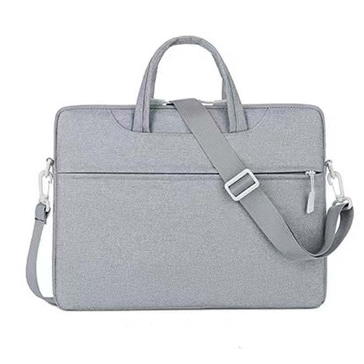 Universal Laptop Handbag Shoulder Bag Notebook Carrying Case Briefcase for 13-14 inch Laptop (Inner Size: 36x27cm) - Grey