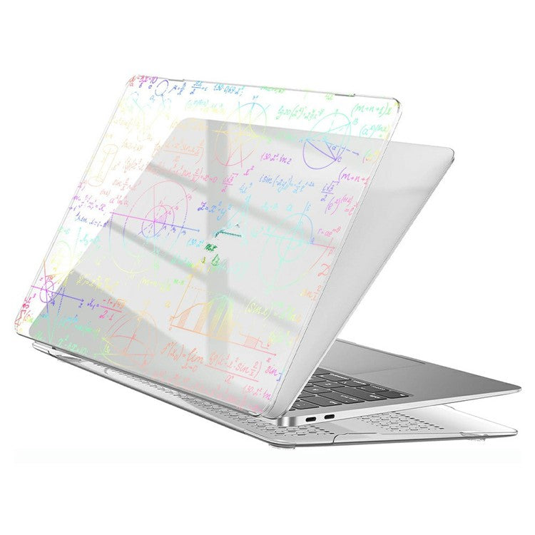 For Macbook Air 15 inch (2023) A2941 (EU Version)  /  A3114 Case Cold Stamping Laptops PC Hard Shell - LT-02 Clear