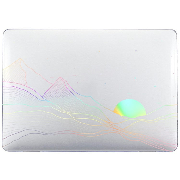 For Macbook Air 15 inch (2023) A2941 (EU Version)  /  A3114 Case Cold Stamping Laptops PC Hard Shell - LT-17 Clear