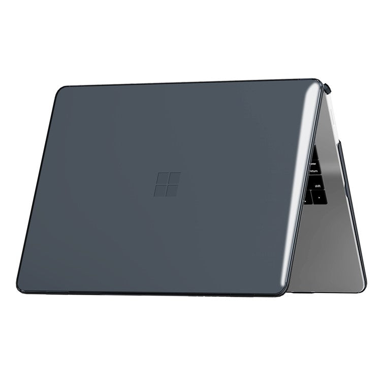 For Microsoft Surface Laptop 7 13.8-inch Crystal Case PC Ultra Thin Protective Cover - Black