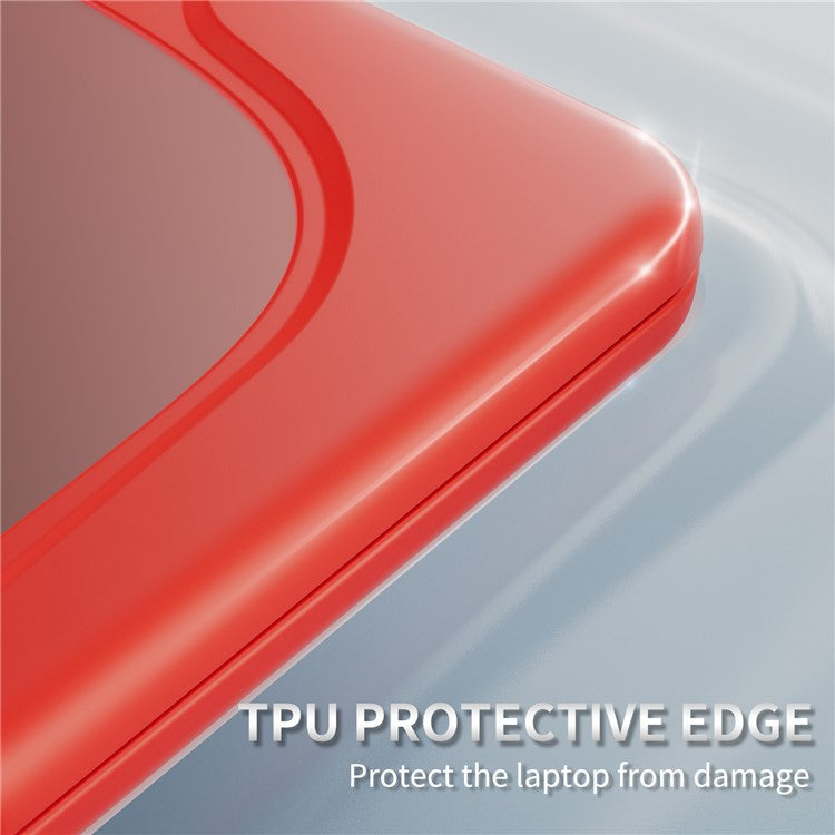 For Microsoft Surface Laptop 7 13.8-inch Laptop Case Stand Design Notebook TPU PC Cover - Red