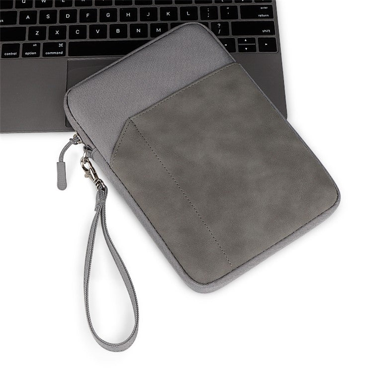 ND00S Portable Sleeve Case Shockproof Bag Cover with Pen Pocket for iPad Air/Pro 9.7-10.8 Inch Tablet - Dark Grey