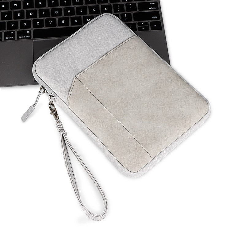 ND00S Portable Sleeve Case Shockproof Bag Cover with Pen Pocket for iPad Air/Pro 9.7-10.8 Inch Tablet - Light Grey