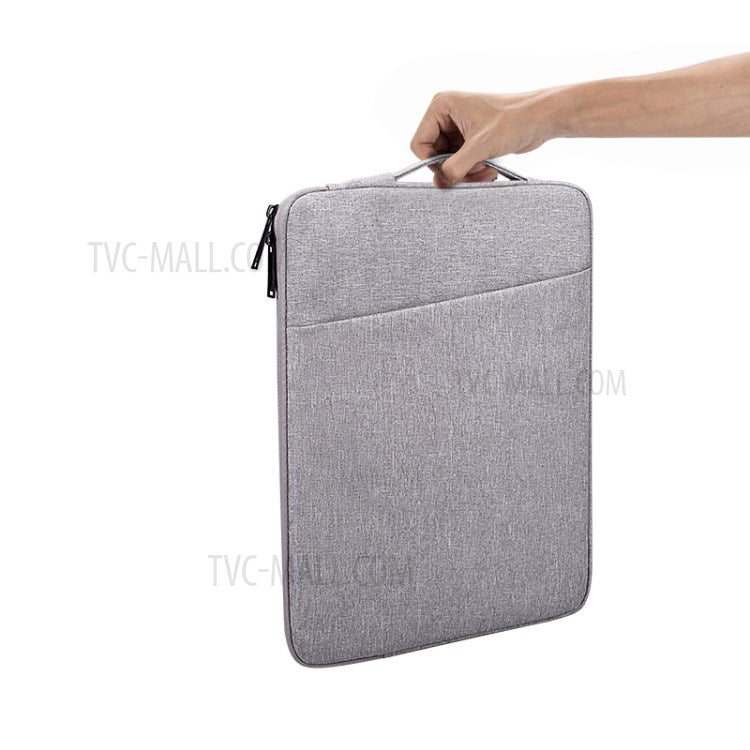 ND01D Wear-Resistant Waterproof Notebook Computer Protective Sleeve Case for 14.1-15.4 inches Laptop - Grey