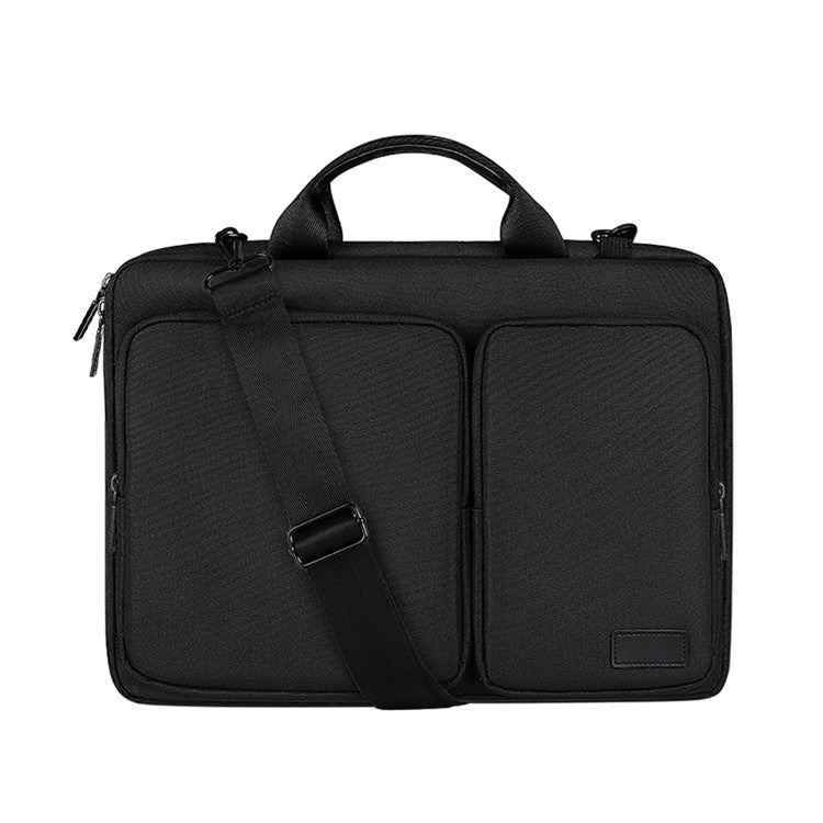 ST11 Handheld Laptop Bag Case Waterproof Notebook Shoulder Bag Handbag Pouch for 13.3 inch Laptop - Black