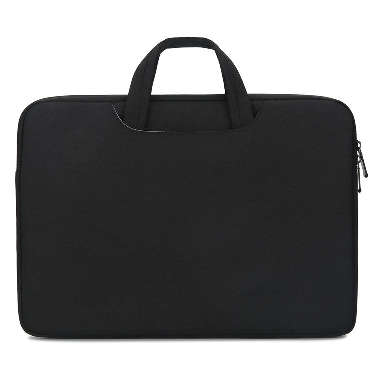 N004 Portable Laptop Case Shockproof Computer Bag Sleeve Cover Handbag for 13.3 inch Notebook - Black