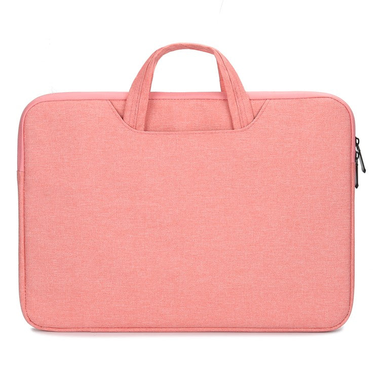 N004 Portable Laptop Case Shockproof Computer Bag Sleeve Cover Handbag for 13.3 inch Notebook - Pink