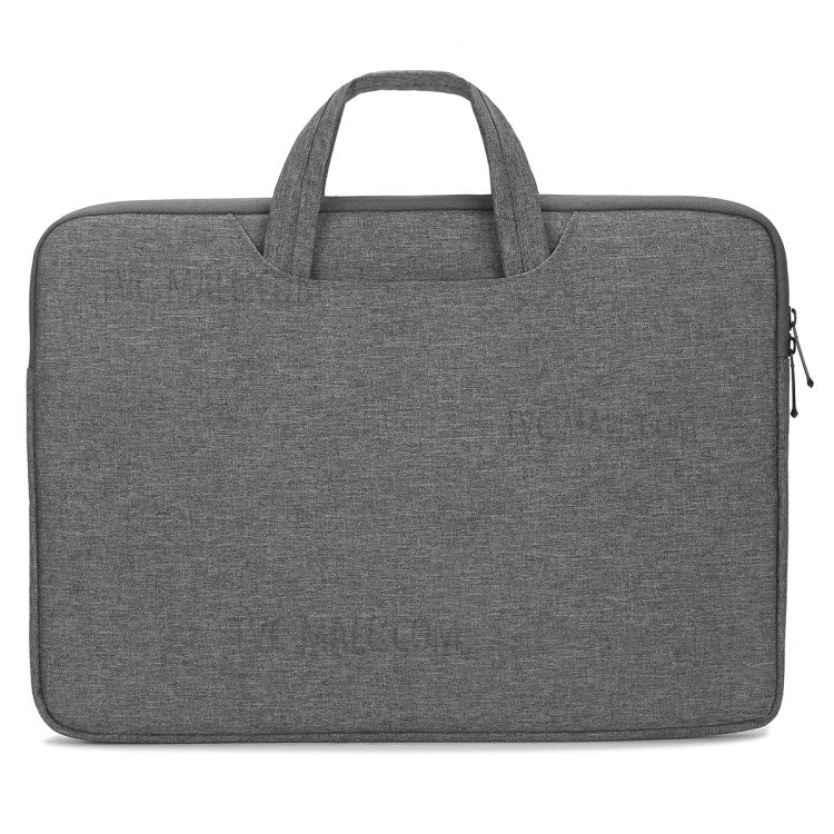 N004 Shockproof Laptop Carrying Case Business Briefcase Waterproof Messenger Handbag for 14.1-15.4 inch Notebook - Dark Grey