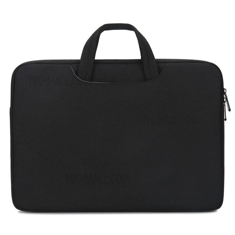 N004 Shockproof Laptop Carrying Case Business Briefcase Waterproof Messenger Handbag for 14.1-15.4 inch Notebook - Black