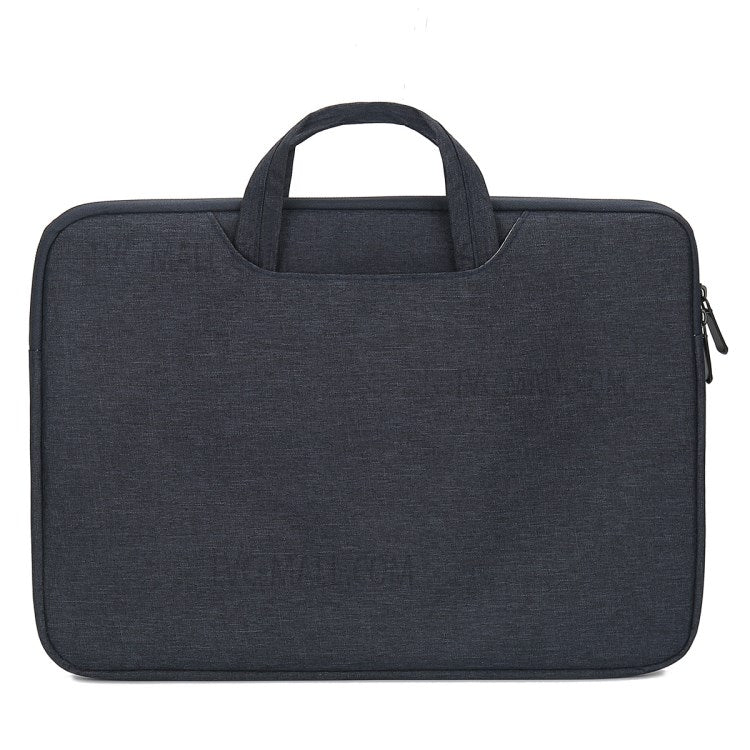 N004 Shockproof Laptop Carrying Case Business Briefcase Waterproof Messenger Handbag for 14.1-15.4 inch Notebook - Navy Blue