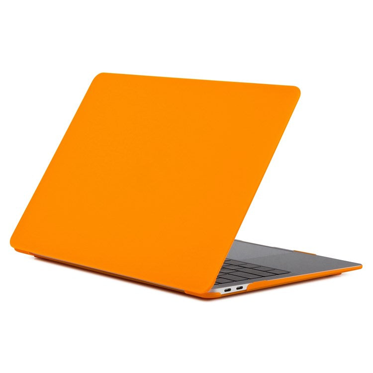 For MacBook Pro 16 inch (2024) (2023) (2021) (A2485) Scratch-Resistant Matte PC Front and Back Protective Shell - Orange