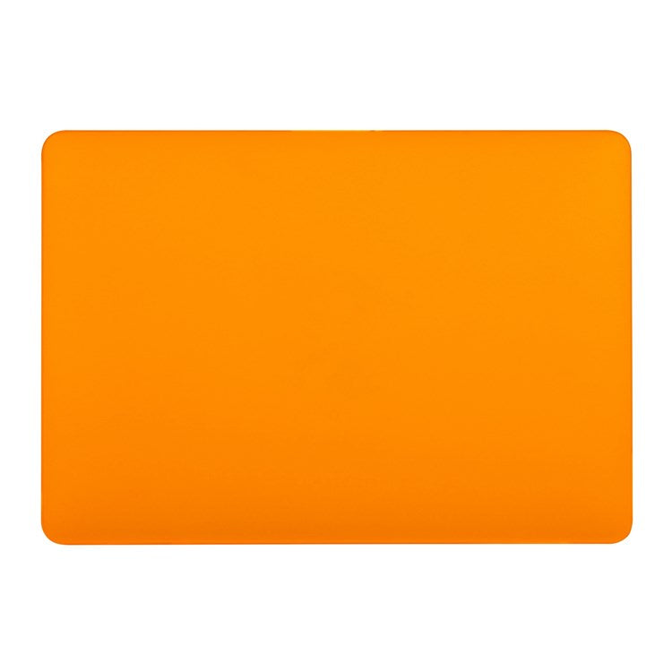 For MacBook Pro 16 inch (2024) (2023) (2021) (A2485) Scratch-Resistant Matte PC Front and Back Protective Shell - Orange