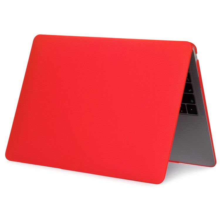 For MacBook Pro 16 inch (2024) (2023) (2021) (A2485) Scratch-Resistant Matte PC Front and Back Protective Shell - Red