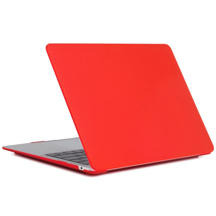 For MacBook Pro 16 inch (2024) (2023) (2021) (A2485) Scratch-Resistant Matte PC Front and Back Protective Shell - Red