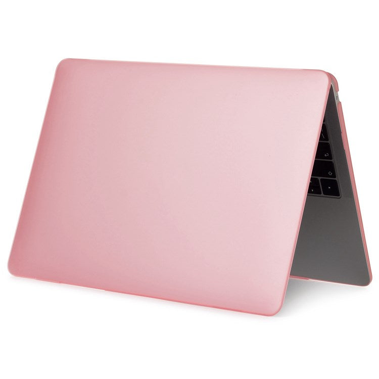 For MacBook Pro 16 inch (2024) (2023) (2021) (A2485) Scratch-Resistant Matte PC Front and Back Protective Shell - Pink