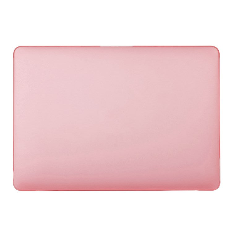 For MacBook Pro 16 inch (2024) (2023) (2021) (A2485) Scratch-Resistant Matte PC Front and Back Protective Shell - Pink