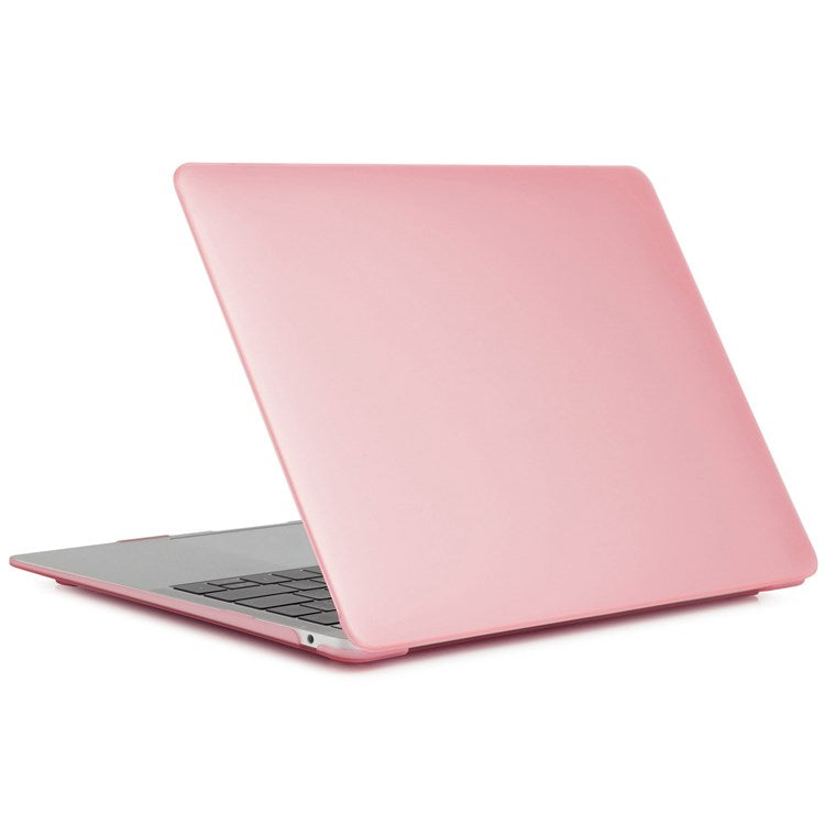 For MacBook Pro 16 inch (2024) (2023) (2021) (A2485) Scratch-Resistant Matte PC Front and Back Protective Shell - Pink