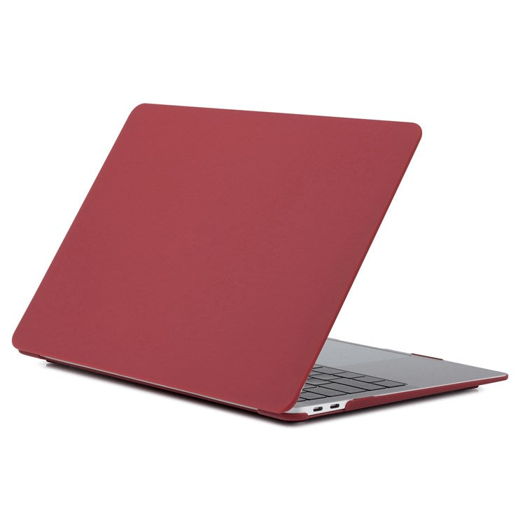 For MacBook Pro 16 inch (2024) (2023) (2021) (A2485) Scratch-Resistant Matte PC Front and Back Protective Shell - Wine Red