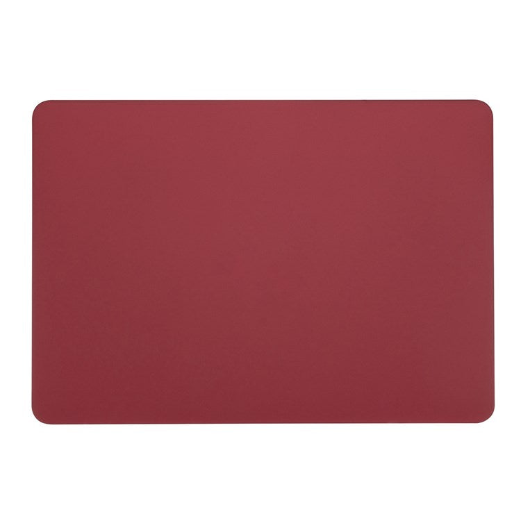 For MacBook Pro 16 inch (2024) (2023) (2021) (A2485) Scratch-Resistant Matte PC Front and Back Protective Shell - Wine Red