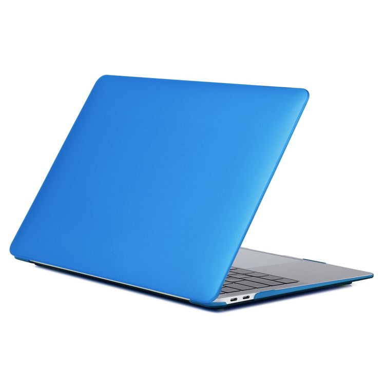 For MacBook Pro 16 inch (2024) (2023) (2021) (A2485) Scratch-Resistant Matte PC Front and Back Protective Shell - Dark Blue