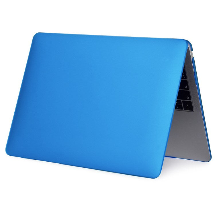 For MacBook Pro 16 inch (2024) (2023) (2021) (A2485) Scratch-Resistant Matte PC Front and Back Protective Shell - Dark Blue