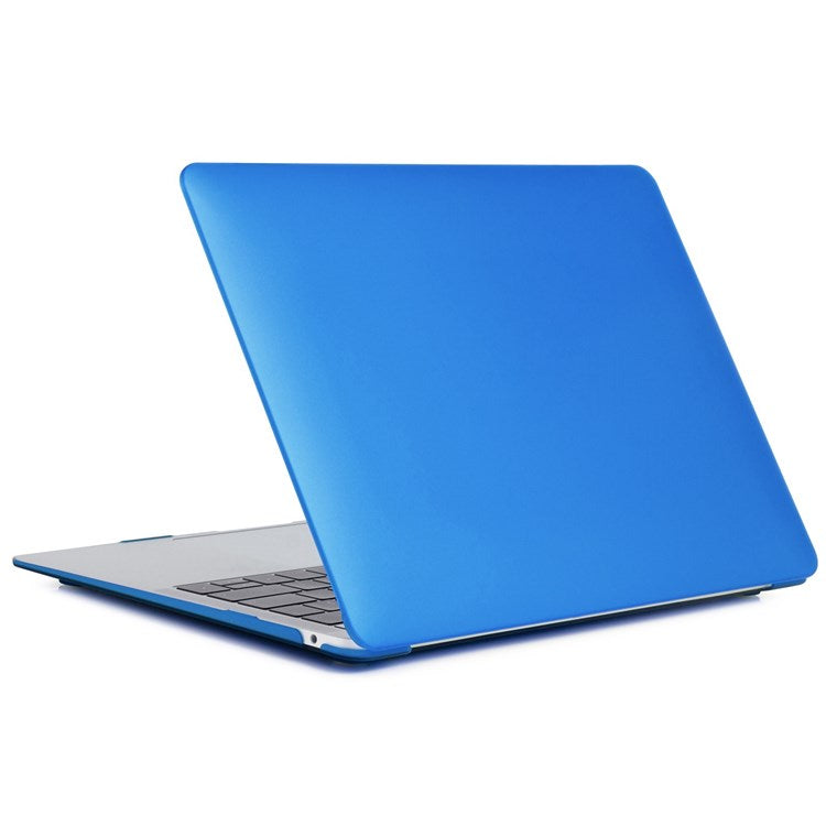 For MacBook Pro 16 inch (2024) (2023) (2021) (A2485) Scratch-Resistant Matte PC Front and Back Protective Shell - Dark Blue