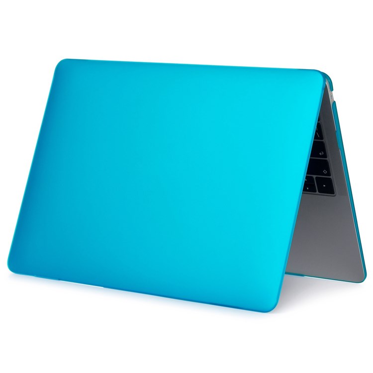 For MacBook Pro 16 inch (2024) (2023) (2021) (A2485) Scratch-Resistant Matte PC Front and Back Protective Shell - Aqua Blue