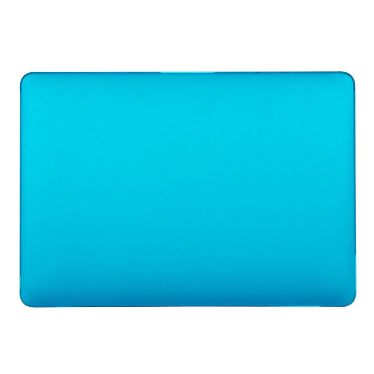 For MacBook Pro 16 inch (2024) (2023) (2021) (A2485) Scratch-Resistant Matte PC Front and Back Protective Shell - Aqua Blue