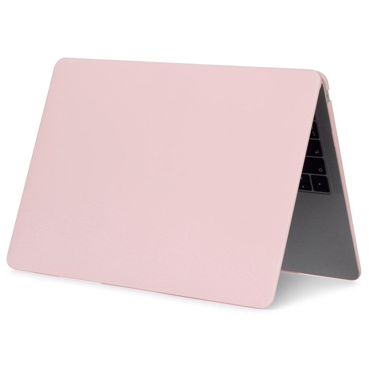 For MacBook Pro 16 inch (2024) (2023) (2021) (A2485) Scratch-Resistant Matte PC Front and Back Protective Shell - Light Pink