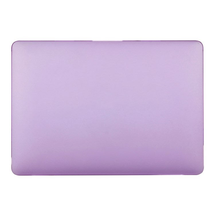 For MacBook Pro 16 inch (2024) (2023) (2021) (A2485) Scratch-Resistant Matte PC Front and Back Protective Shell - Purple