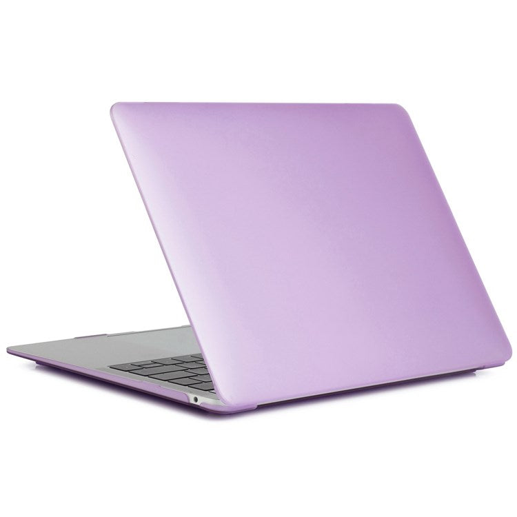 For MacBook Pro 16 inch (2024) (2023) (2021) (A2485) Scratch-Resistant Matte PC Front and Back Protective Shell - Purple