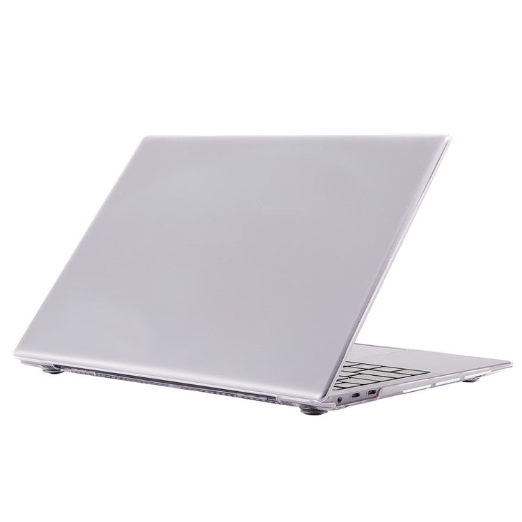 Well-protected Durable Anti-scratch Clear PC Shell Cover with Hollow-out Bottom for MateBook 13S 2021 - Transparent