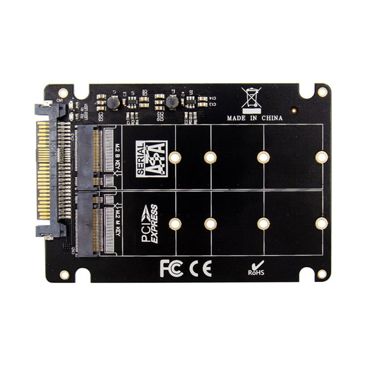 U.2 to M.2 NVMe SSD Adapter Solid State Drive Expansion Card M.2 B+M Conversion Card 2280