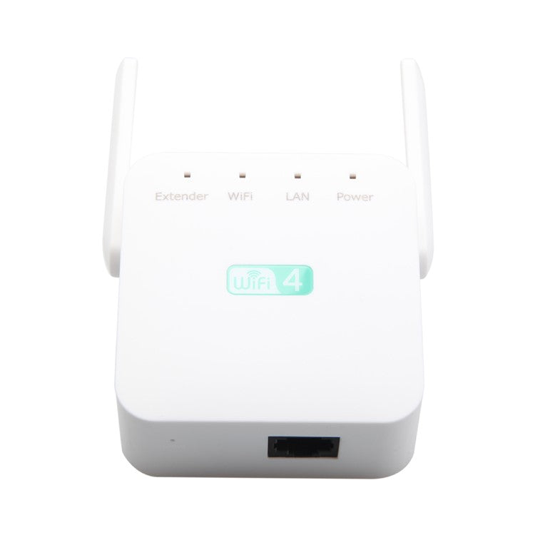 WD-611U 300Mbps 2.4GHz WiFi Extender Repeater Wireless Signal Booster Amplifier - White / US Plug