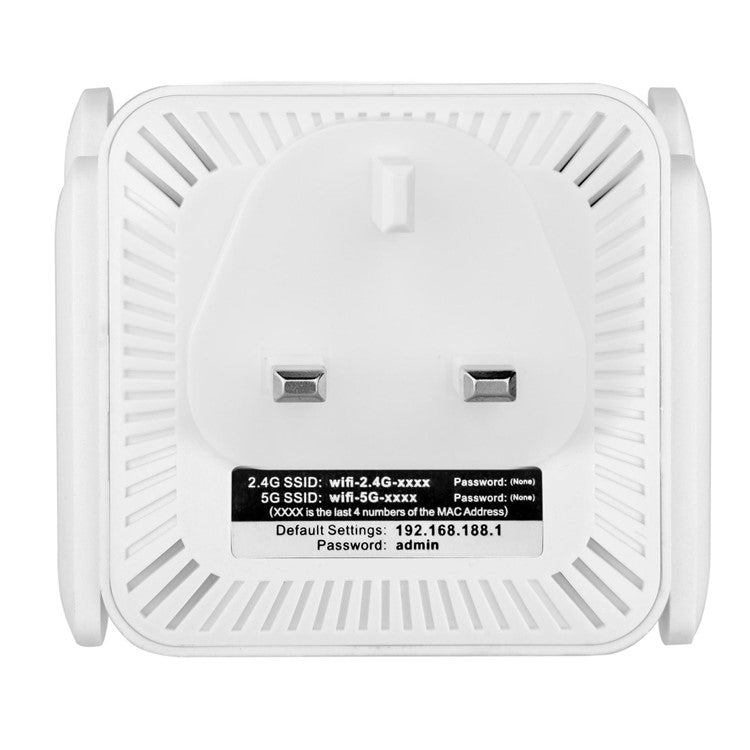 WD-611U 300Mbps 2.4GHz WiFi Extender Repeater Wireless Signal Booster Amplifier - White / US Plug