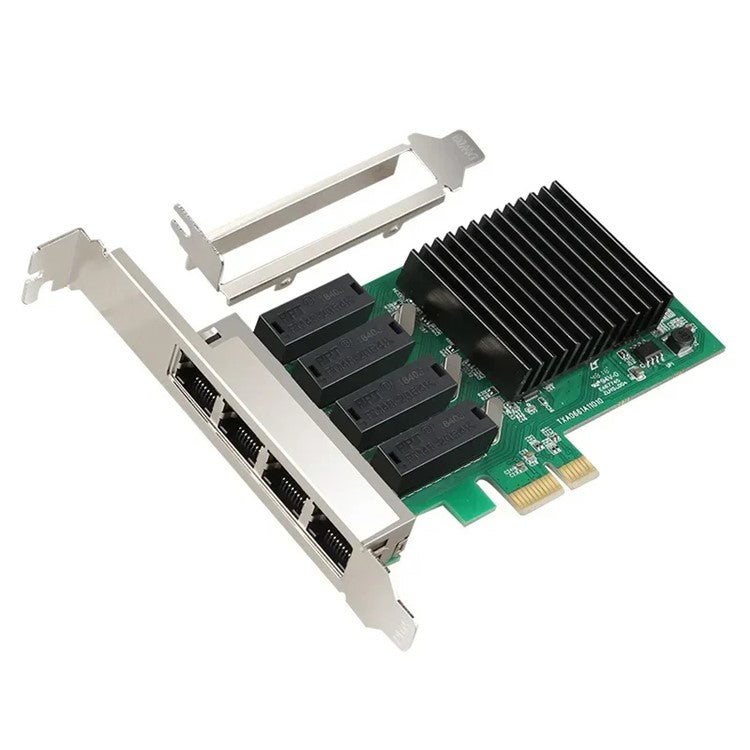 TXA066 RTL8111H 4 RJ45 Ports Gigabit Network Card 1000Mbps High Speed PCI-E 1X Network Card