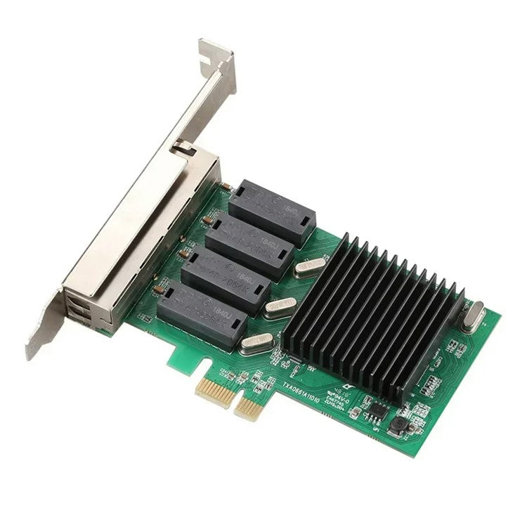 TXA066 RTL8111H 4 RJ45 Ports Gigabit Network Card 1000Mbps High Speed PCI-E 1X Network Card