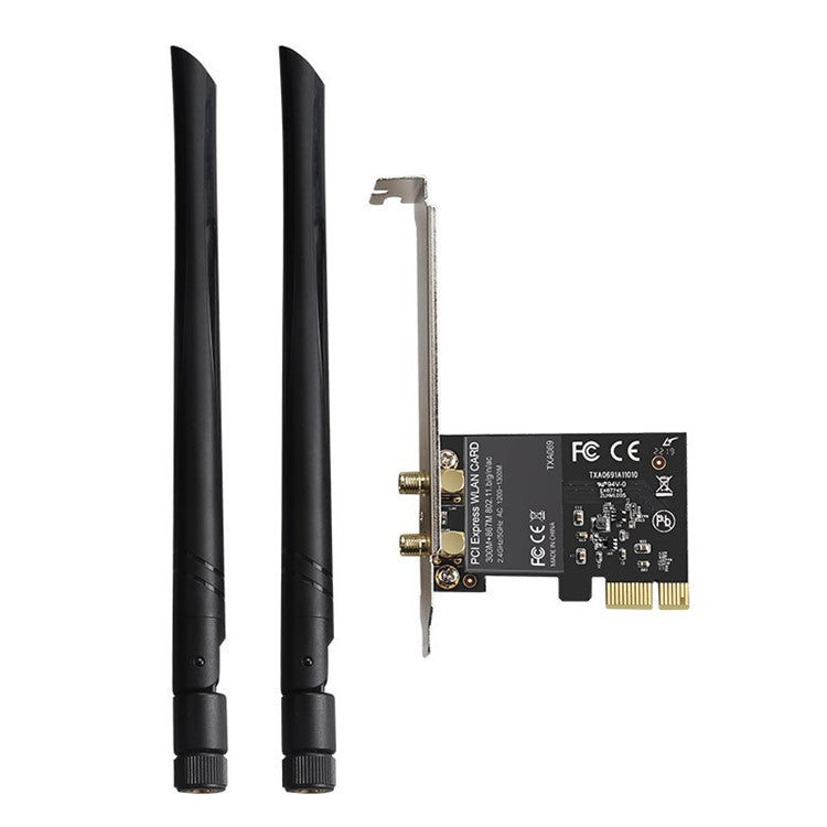 TXA069 2.4G / 5G Dual Band WiFi Adapter Gigabit Wireless Network Card for Desktop PC