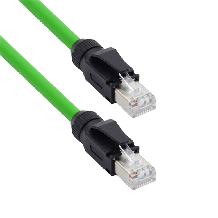 UT-006-1.0M High Flex Robotic RJ45 Cat 6 Ethernet Cable Network LAN Wire Patch Cord 1000Mbps for Router Automation (Assembled and Shielded)