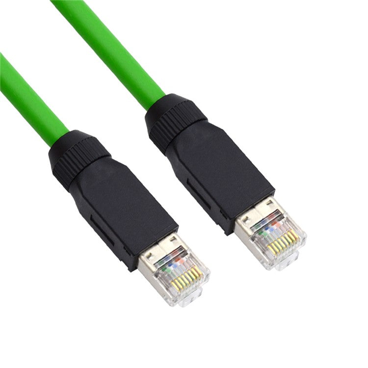 UT-006-3.0M RJ45 Cat 6 Network LAN High Flex Wire Ethernet Cable 26 AWG 1000Mbps Router Automation Patch Cord (Assembled and Shielded)