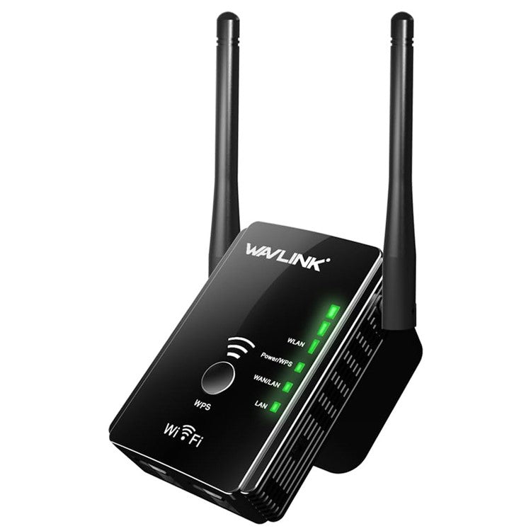 WAVLINK WS-WN578R2-B N300 WiFi Extender Home Wireless Router with 2 External Antennas - US Plug