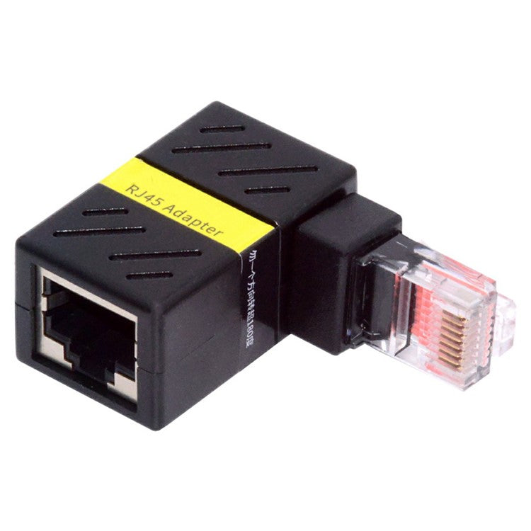 UT-022 CAT6 UTP Male to Female 360 Degree Rotating Adapter RJ45 8P8C 1000Mbps for LAN Ethernet Network