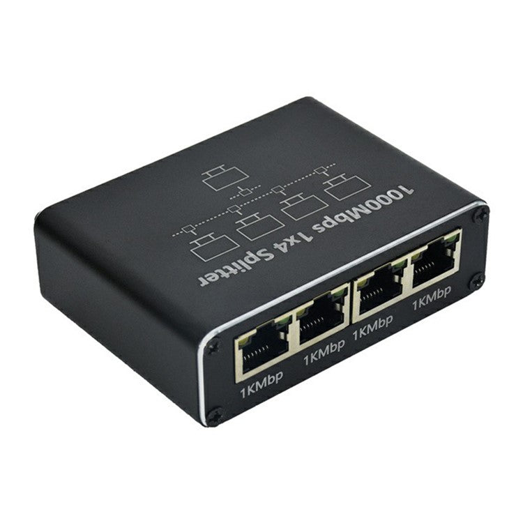 RJ45 Ethernet Splitter 1 to 4 Gigabit High Speed 1000Mbps Network Adapter