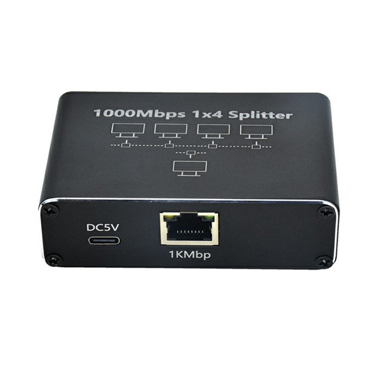 RJ45 Ethernet Splitter 1 to 4 Gigabit High Speed 1000Mbps Network Adapter