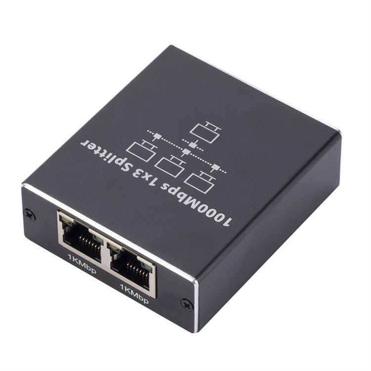 RJ45 Gigabit Network Distributor 1000Mbps 1x3 Splitter for PC / Router / Projector