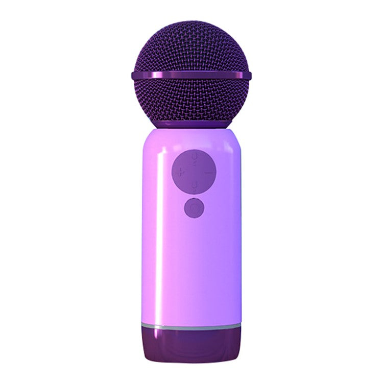 K1 Indoor Outdoor Universal Microphone Support Mobile Phone Connection Karaoke Device Handheld Bluetooth Microphone - Purple