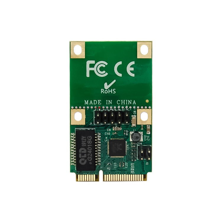 Mini PCIe Gigabit Single Port Network Card Copper Ethernet LAN Adapter Card RTL8111F GbE RJ45