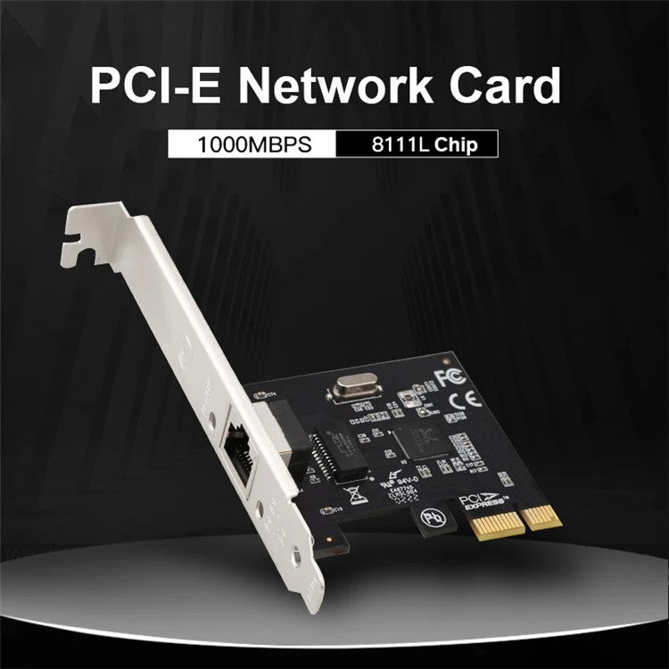 TXA196 Gigabit PCI-E Network Card with RTL8111L Single Port Pcie Gigabit Network Card